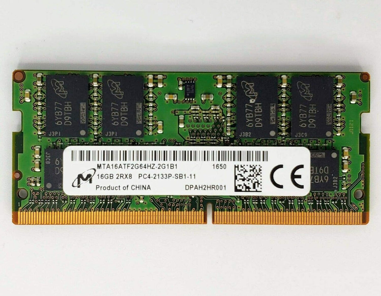 Micron 16GB DDR4 Laptopspeicher 2RX8 PC4-2133P MTA16ATF2G64HZ-2G1B1