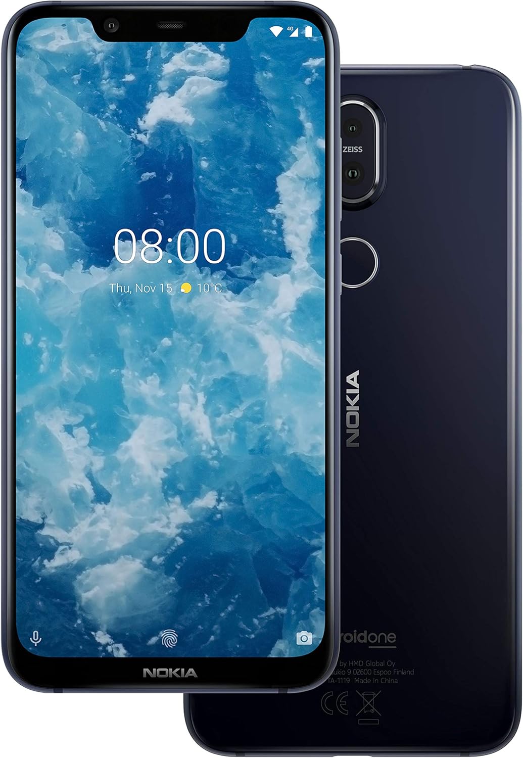Nokia 8.1 64GB Blau 6.18'' IPS LCD Display 12MP Kamera