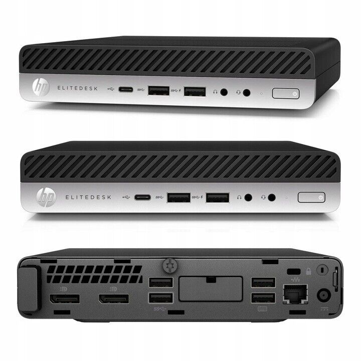 HP Elitedesk 800 G4 Mini Desktop i5-8500 3GHz 16GB Ram 512GB SSD Win11 Pro