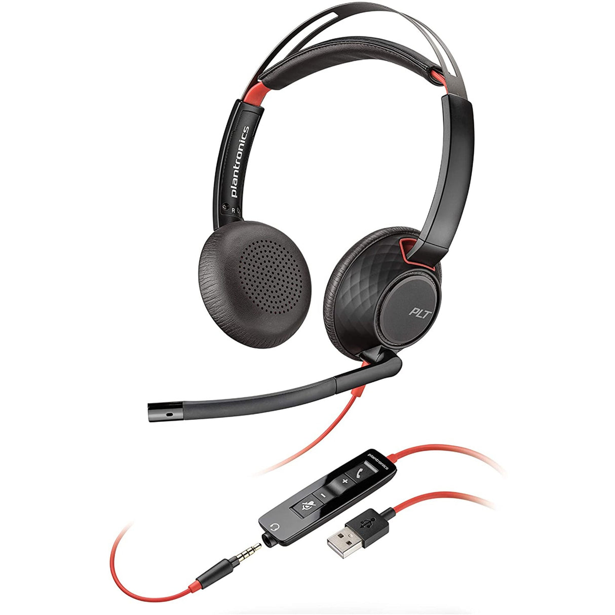 Plantronics Blackwire C5220 Stereo Headset Jack / USB