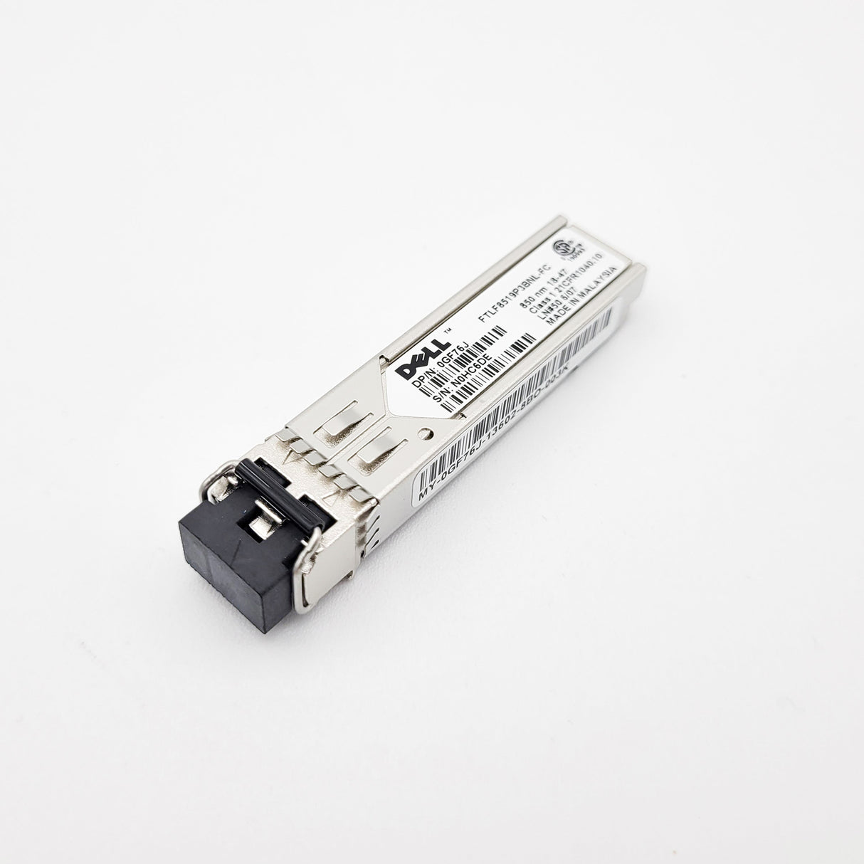 Dell 0GF76J FTLF8519P3BNL-FC 1000Base-SX 850nm Mini GBIC SFP Transceiver
