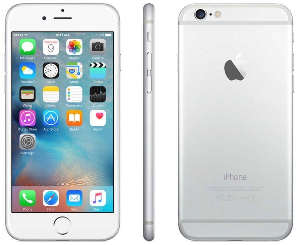 Apple iPhone 6S (A1633) 32GB Silver 4.7'' Retina HD Display 12MP