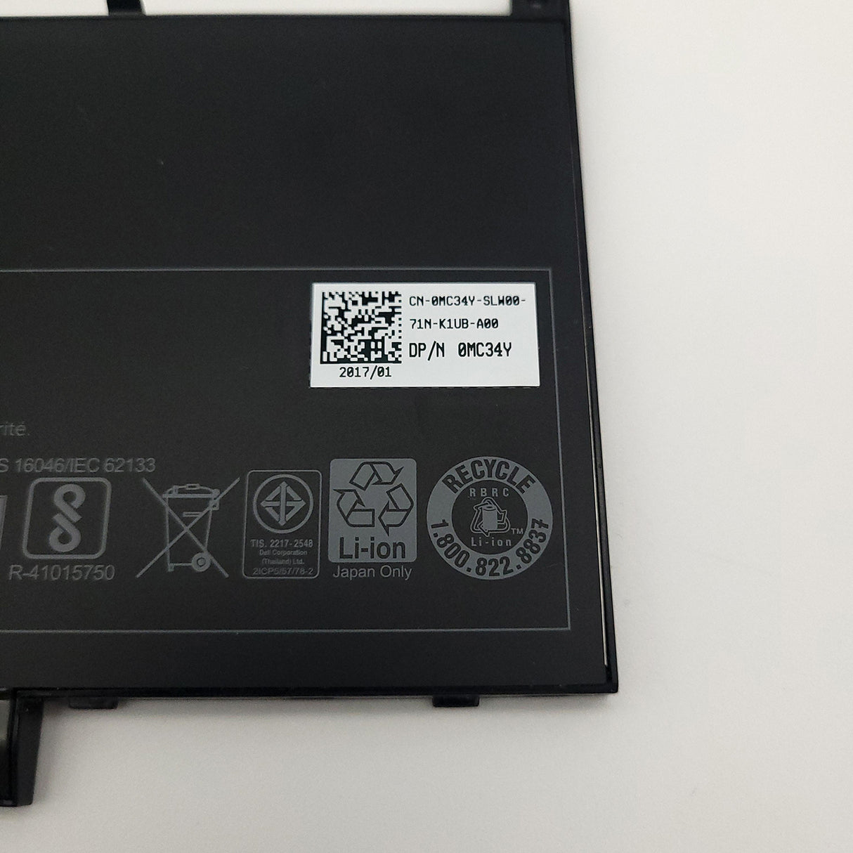 Dell Laptop Akku 0MC34Y Typ J60JS 55Wh 7,6V NEU