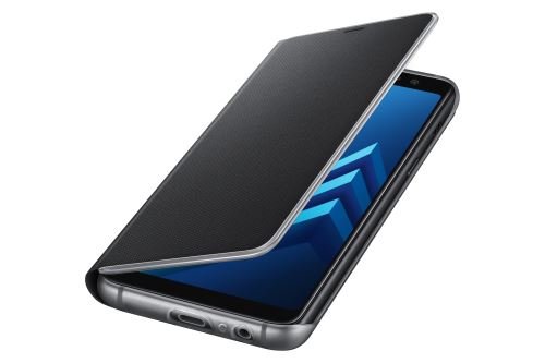 Samsung Galaxy A8 Neon Flip Cover Schwarz EF-FA530PBEGWW