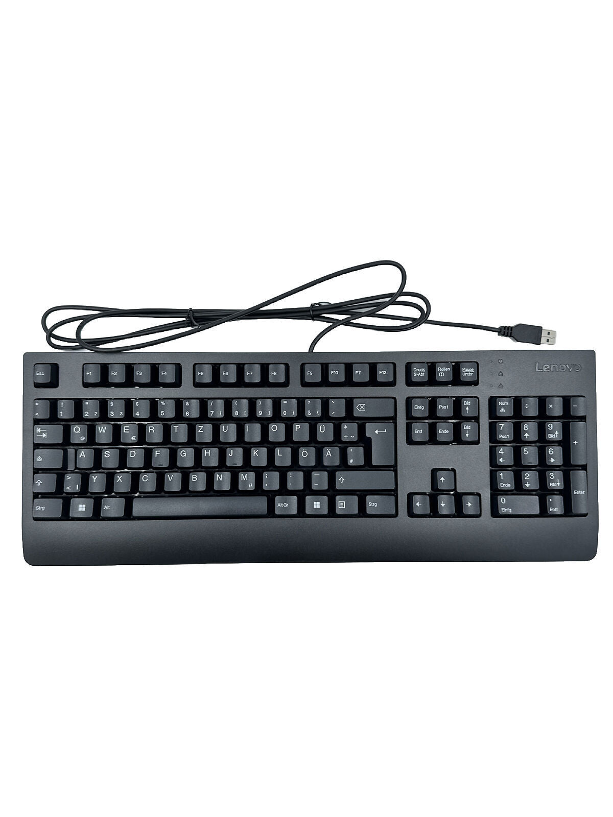 Lenovo Traditional USB Keyboard SD50L80045, Schwarz, Layout Deutsch