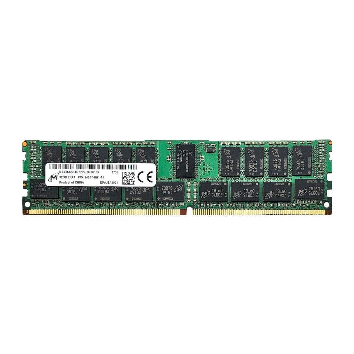 Micron 32GB DDR4 Serverspeicher 2RX4 PC4-2400T MTA36ASF4G72PZ