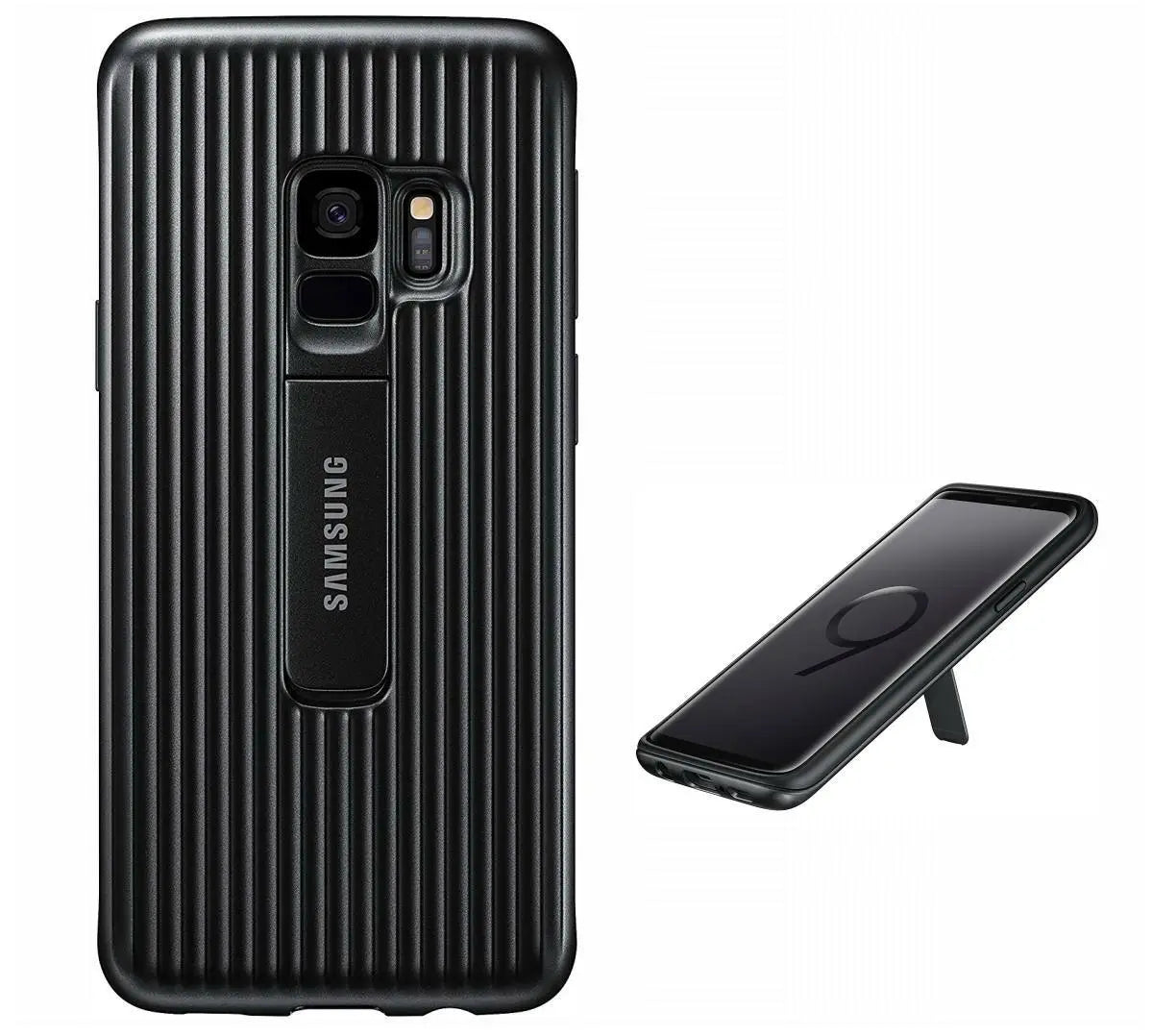 Samsung Galaxy S9 Protective Standing Cover Schwarz EF-RG960