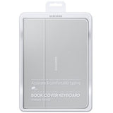 Samsung Book Cover Keyboard EJ-FT820  für Galaxy Tab S3 Silbergrau QWERTZ DE