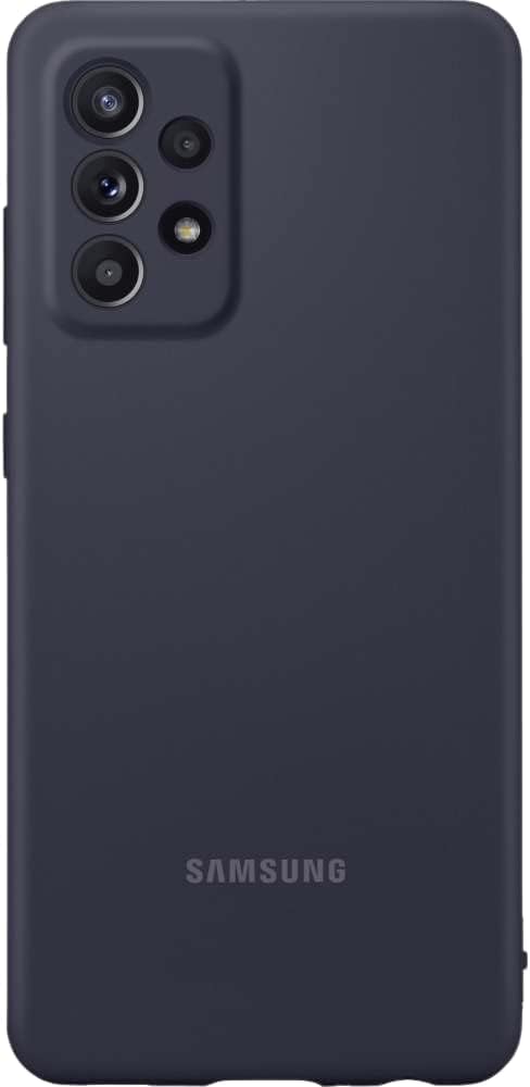 Samsung Galaxy A52 5G Silicone Cover Schwarz EF-PA525