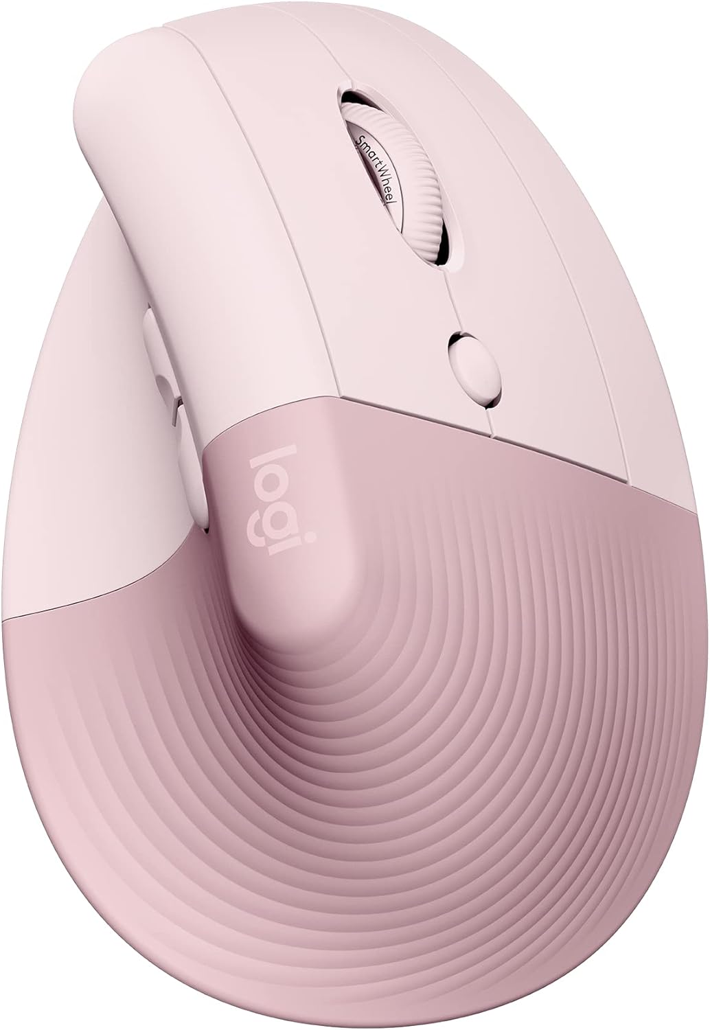 Logitech Lift vertikale ergonomische kabellose Bluetooth Maus Rosa