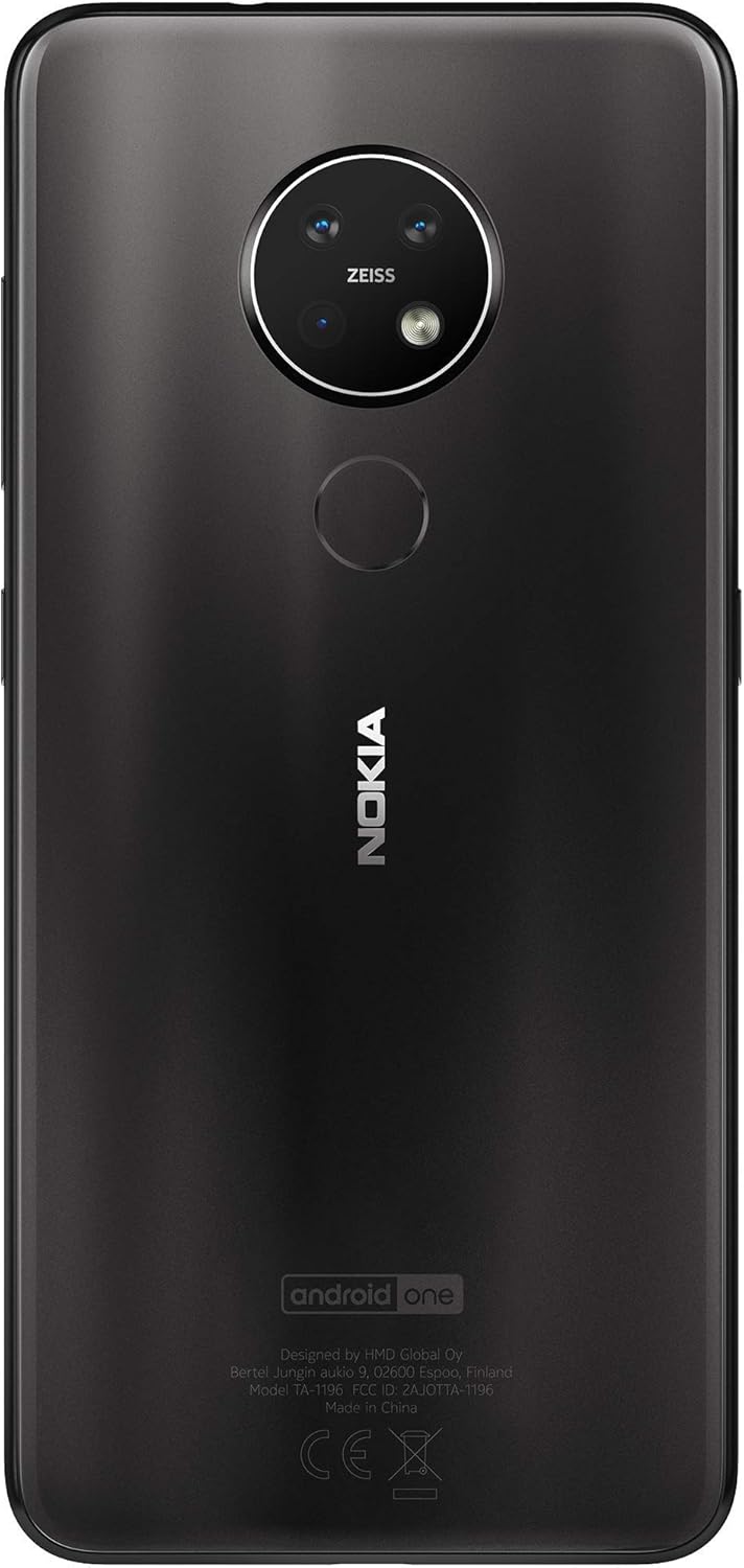Nokia 7.2 128GB Schwarz 6.3'' IPS LCD Display 48 MP Triple Cam