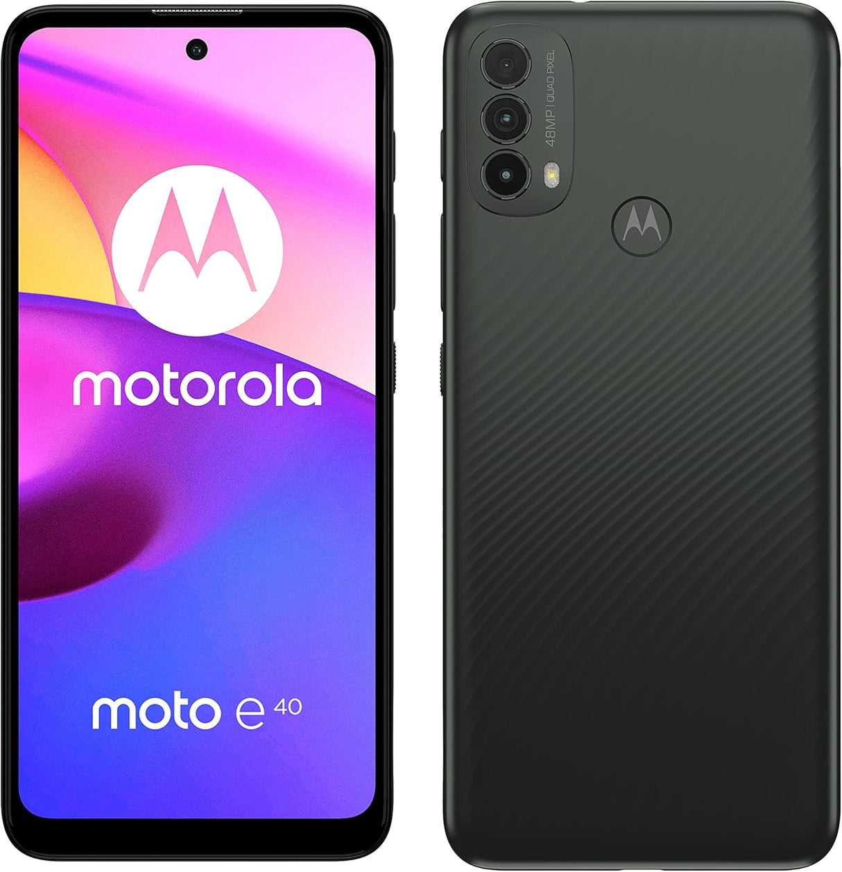 Motorola MOTO E40 (XT2159-2) 64GB Schwarz 6,5'' HD+ Display