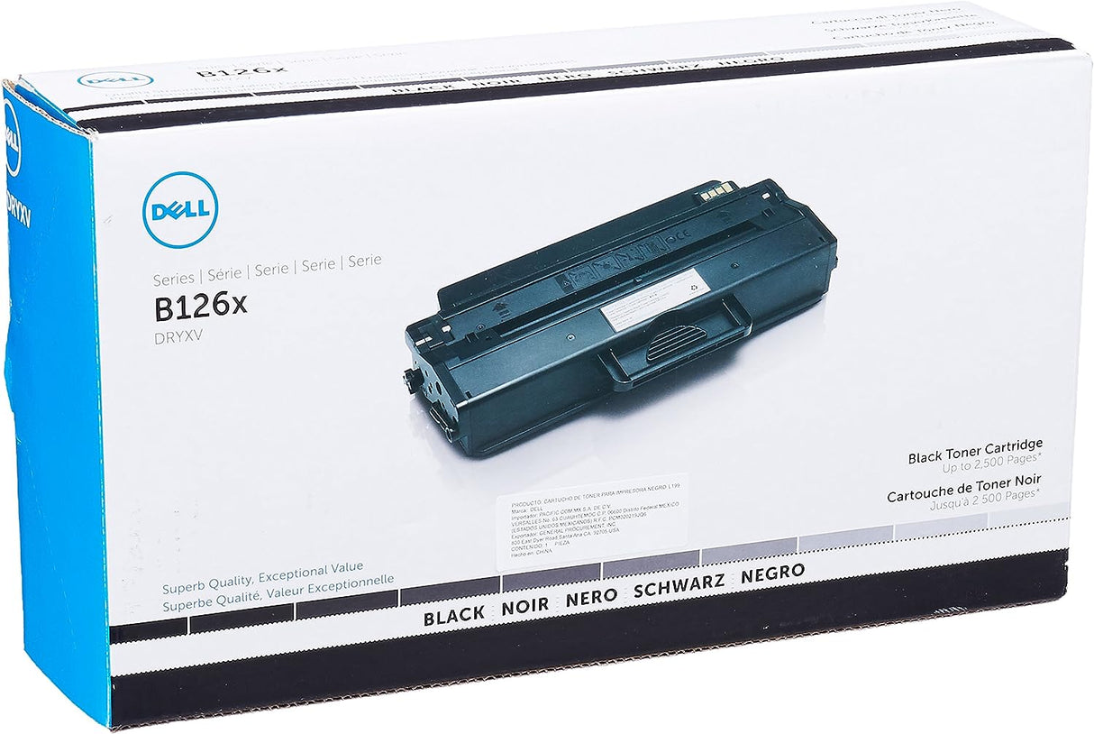 Dell B126X Toner Cartridge DRYXV for B1260dn/B1265dnf/B1265dfw Color: Black