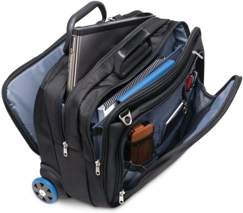 Kensington Contour Roller Trolley Laptop Bag 17'' Black