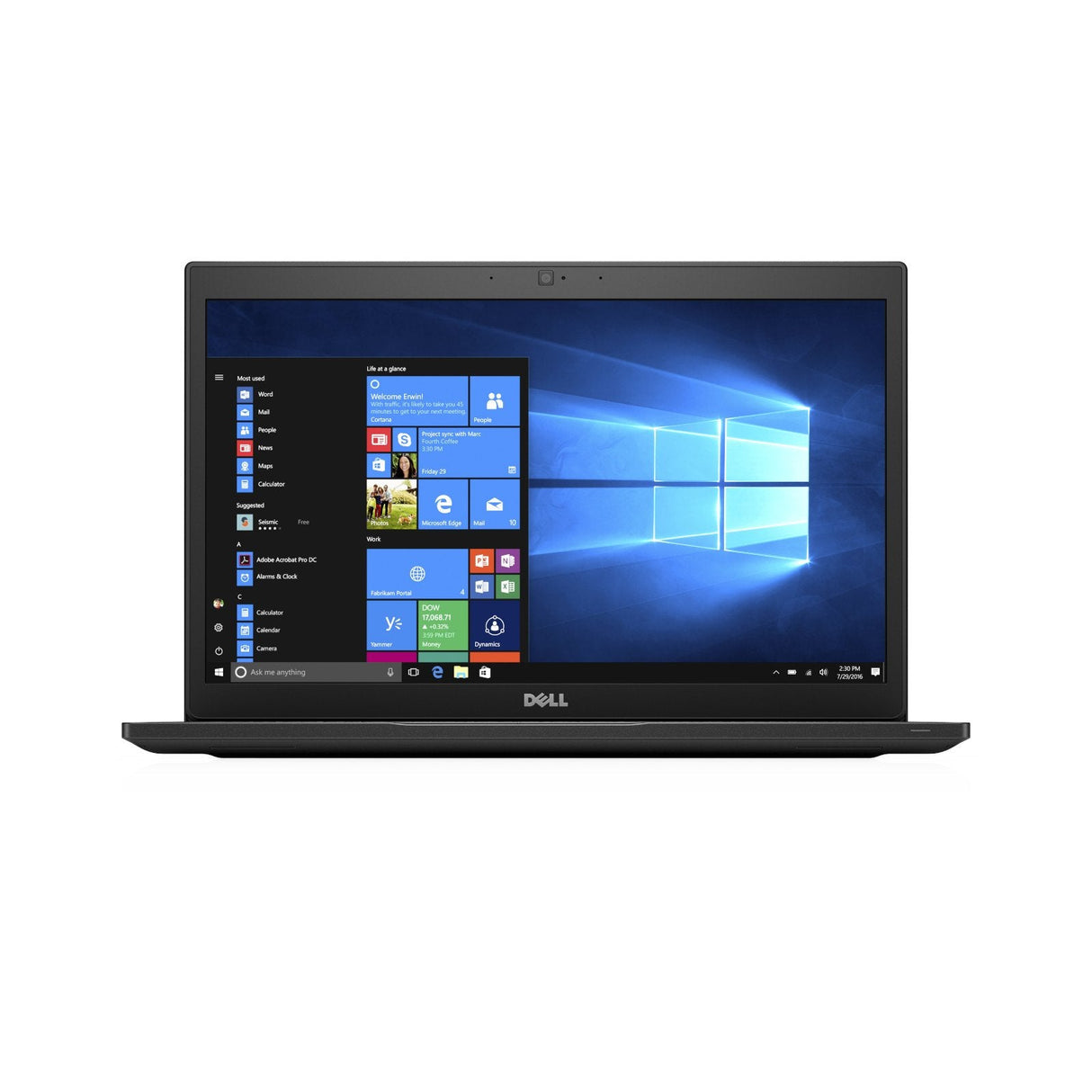 Dell Latitude 7490 Notebook 14" i5-8350U 1.70GHz 16GB 256GB M2 ITA Win10 Pro