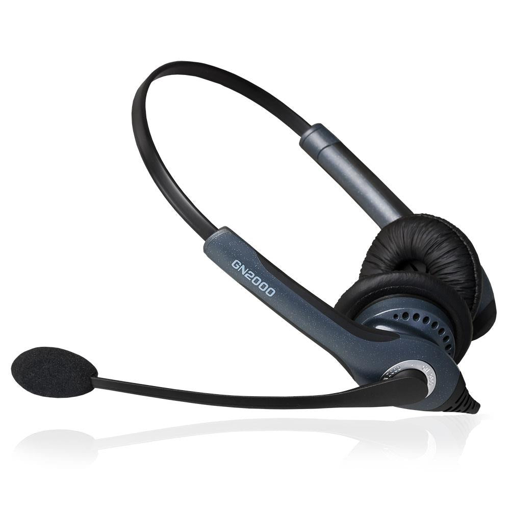 Jabra Gn2000 Duo Noise Cancelling IP QD Headset Neu