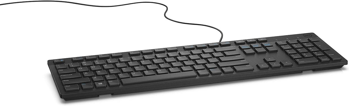 Dell KB216 Slim Office Multimedia Keyboard Schwarz, Layout Arabisch