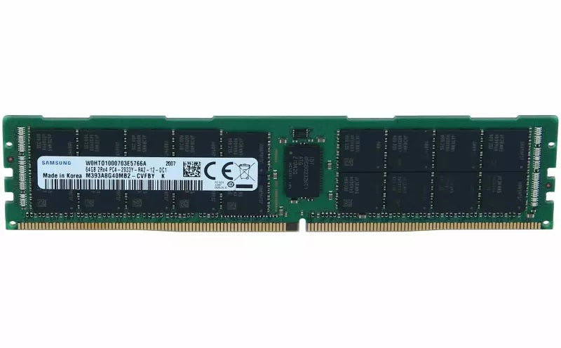 Samsung 64GB 2Rx4 DDR4 Server Ram Speicher 2933MHz M393A8G40MB2-CVFBY REG. ECC