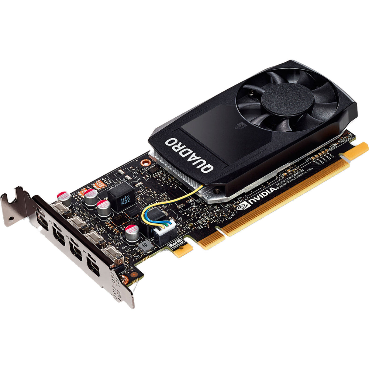 Nvidia Quadro P1000 Grafikkarte 4GB GDDR5 PCI-Express 3.0 Low Profile