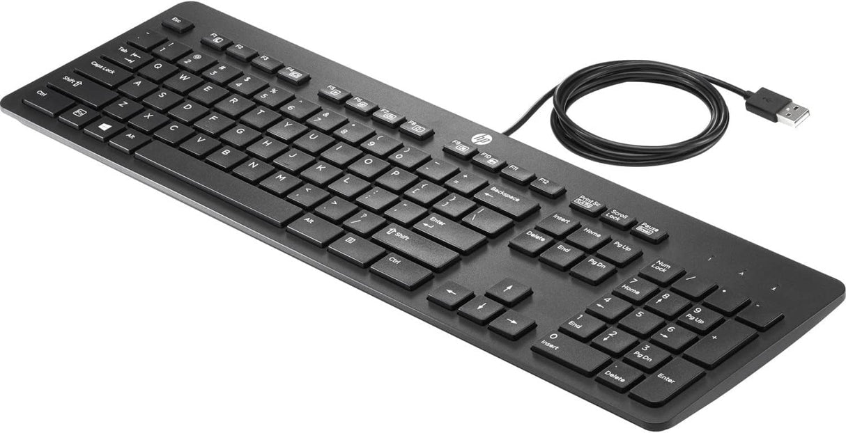 HP Business Slim Keyboard USB, Black, Layout French AZERTY