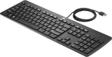 HP Business Slim Keyboard USB, Black, Layout French AZERTY