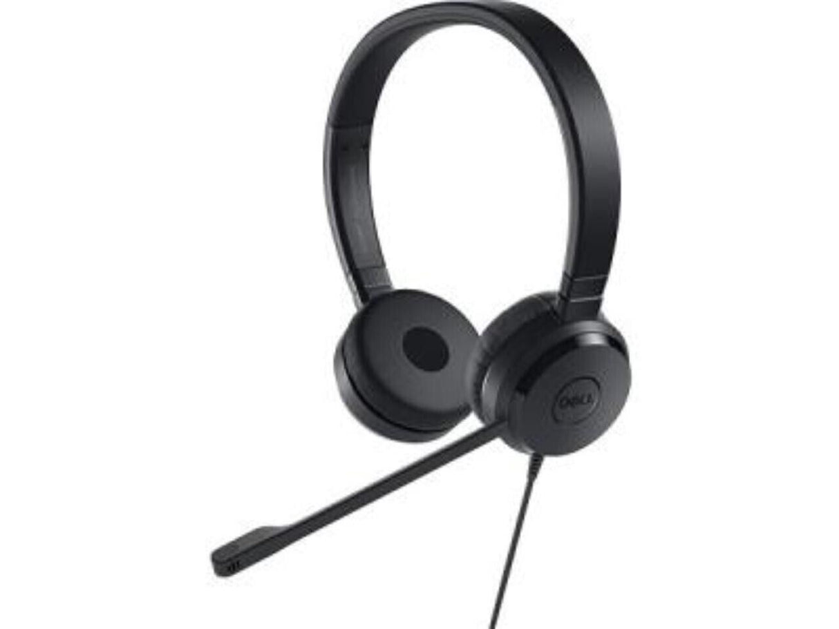Dell UC150 Stereo Headset Wired Black HSC016 NEW